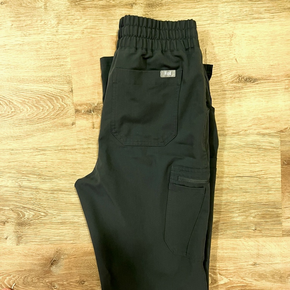 COPY - Figs Charcoal Gray High Waisted Yola scrub pants